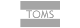 TOMS grey logo